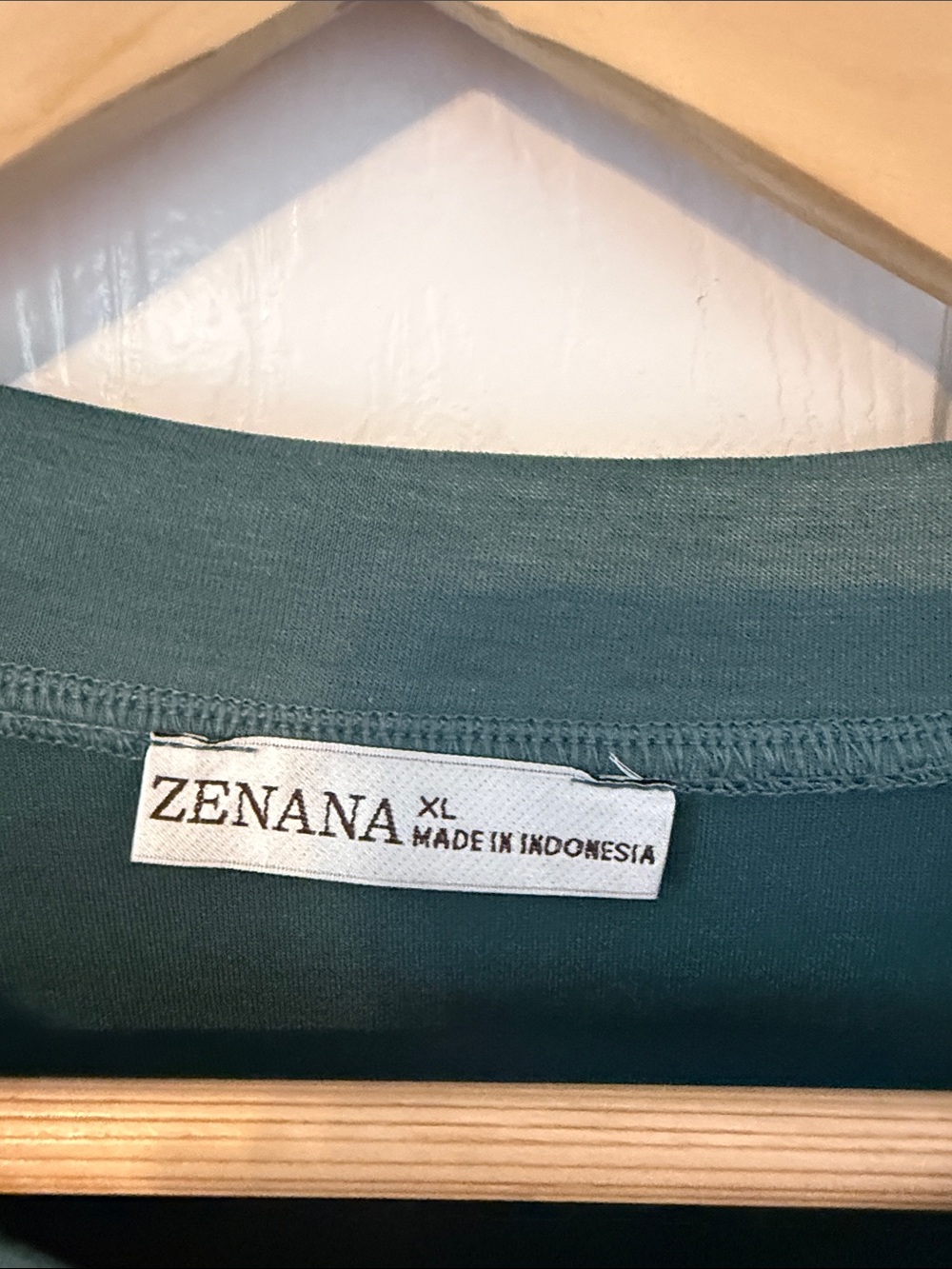 Zenana Outfitters Teal Crewneck Top - Picture 2 of 9